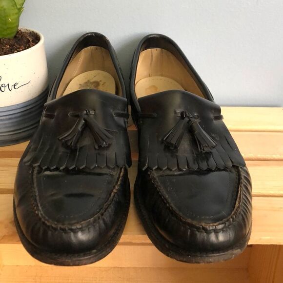SAS 11.5 Men’s Black Leather Tassel Loafer - Picture 2 of 6